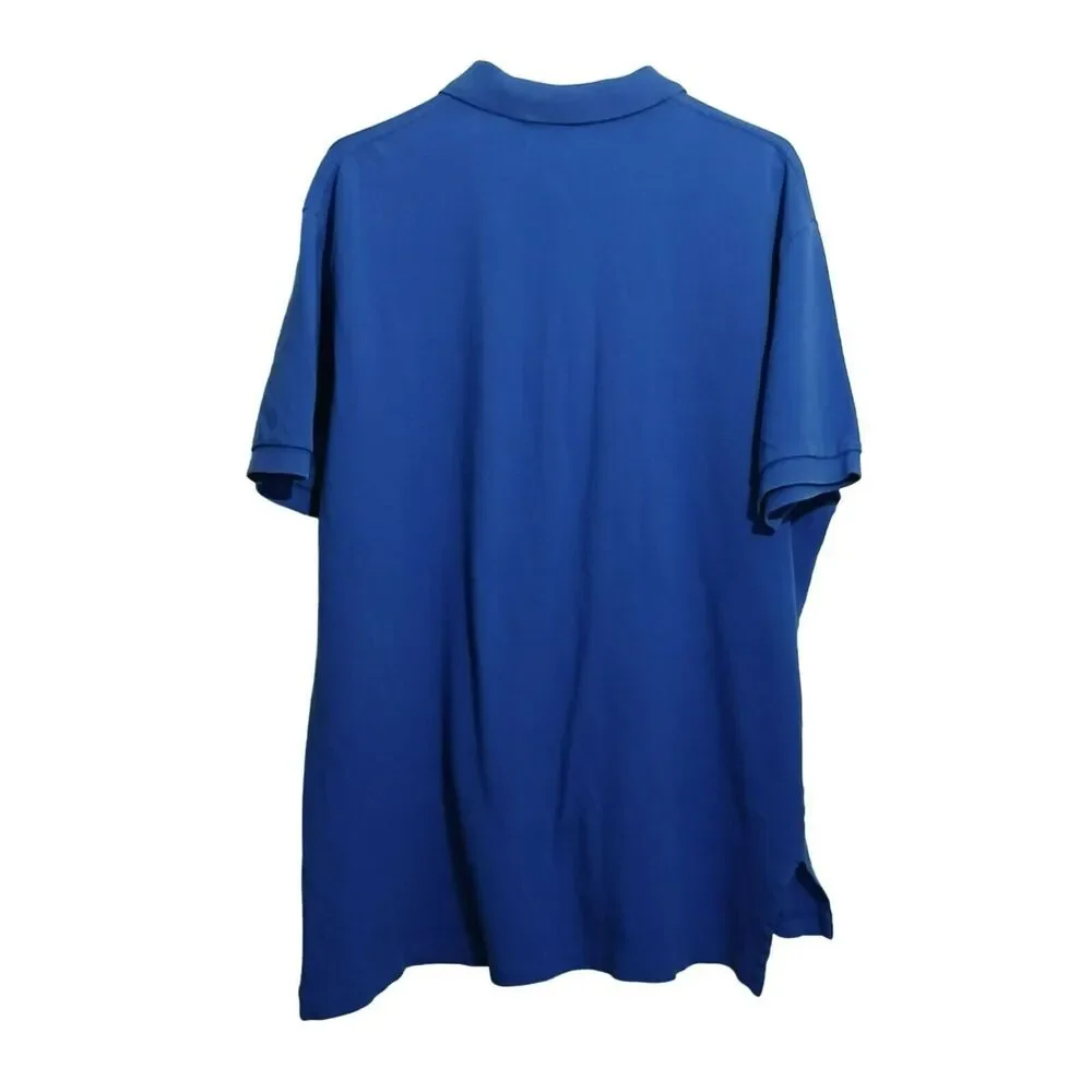Polo Ralph Lauren Polo Shirt Men L Blue Short Sleeve Neon Little Pony